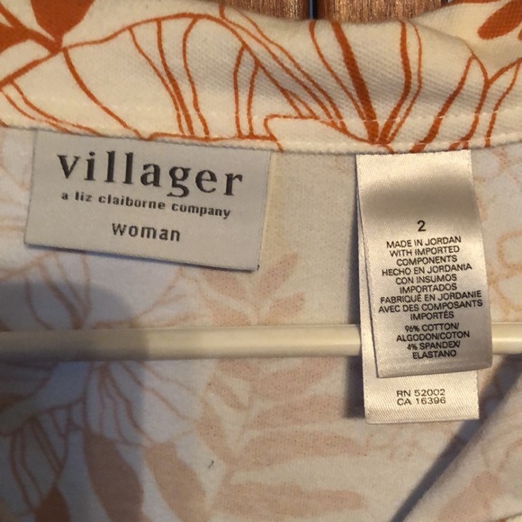 Villager by Liz Claiborne woman’s 2X top. Like new. - Picture 3 of 3